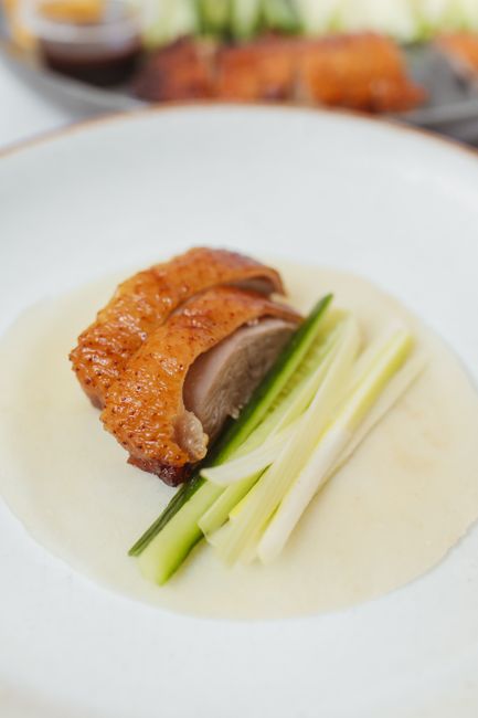 Wrapping Peking Duck