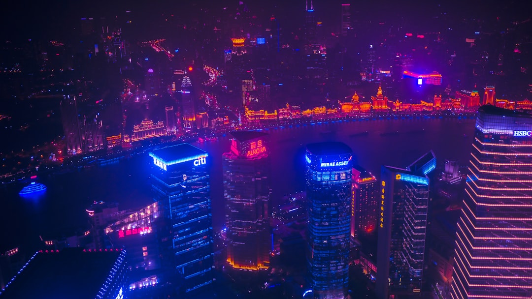 承德武烈河畔夜景
