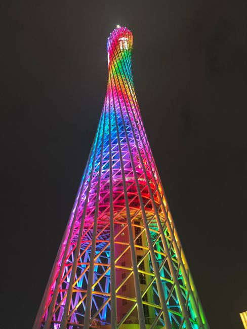 广州塔夜景