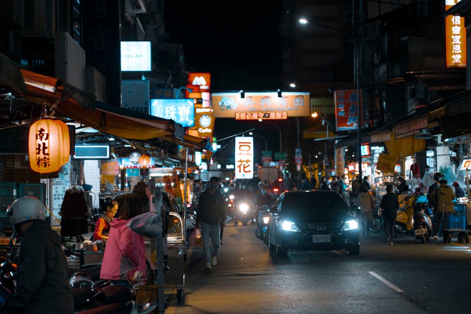 北京路步行街夜景