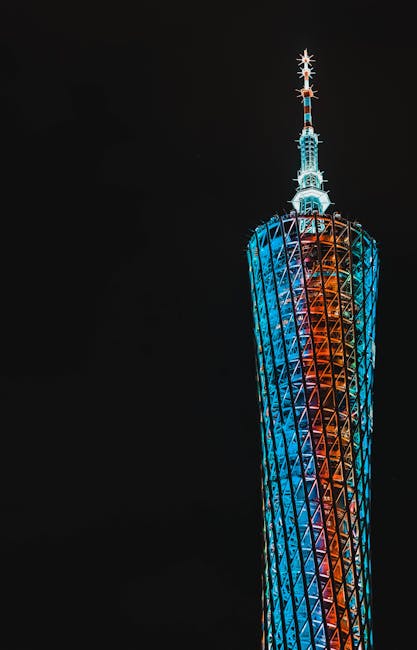 广州塔夜景