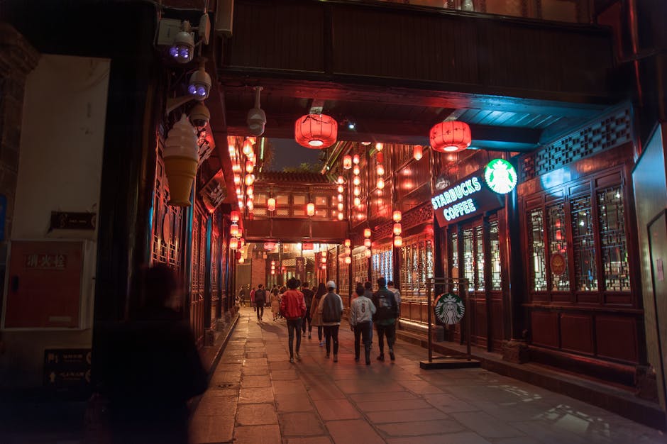 Jinli Ancient Street lanterns