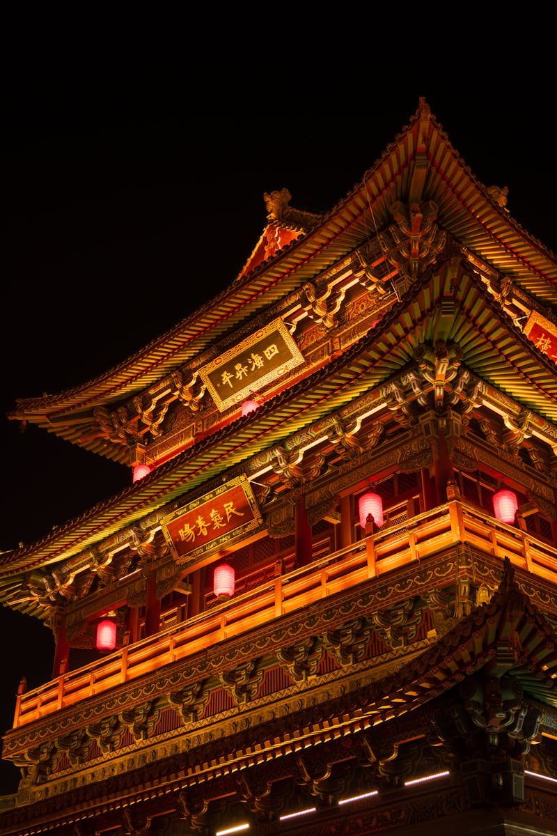 大唐不夜城——灯火辉煌的唐风步行街
