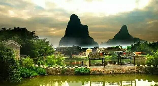 贺州城市天际线