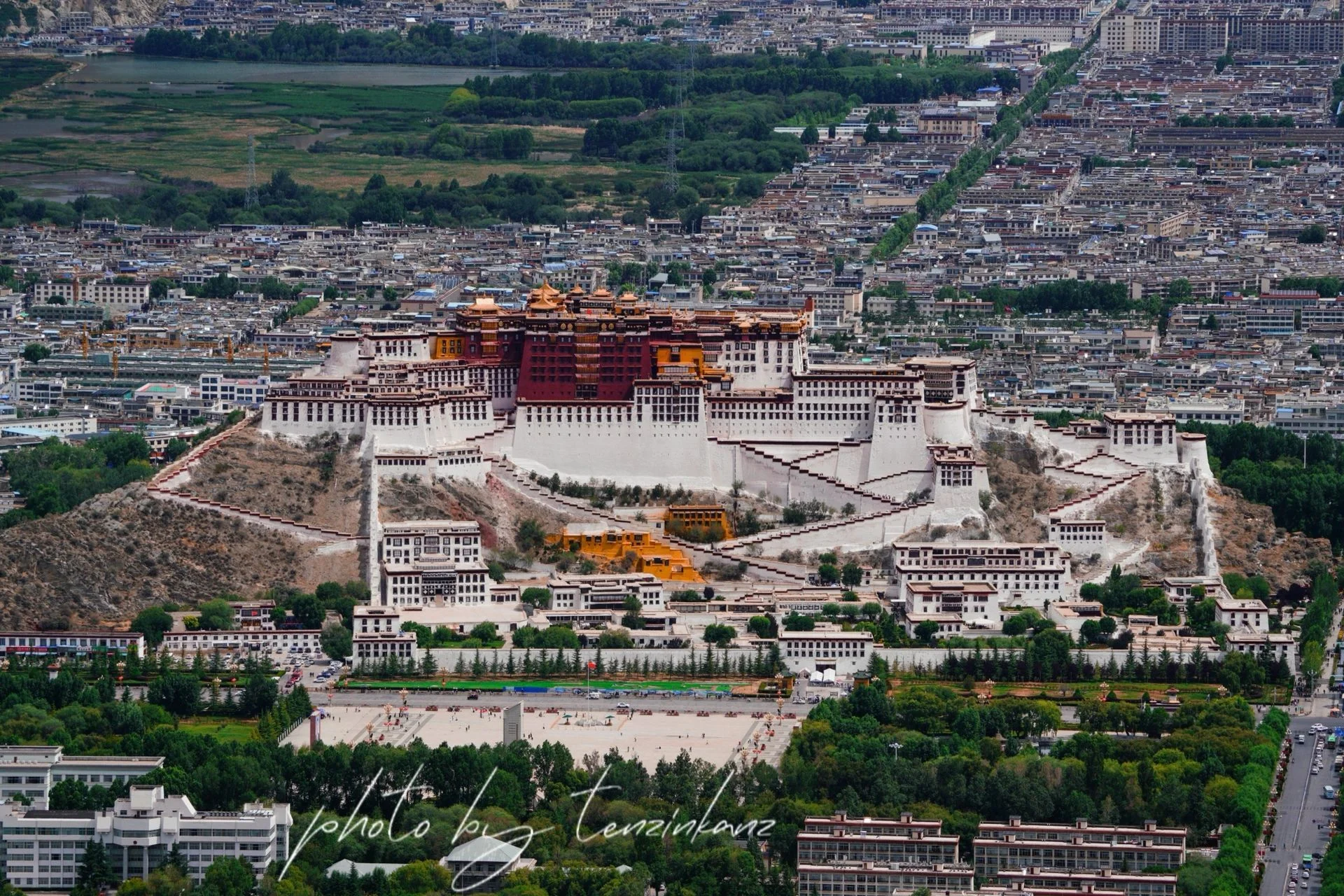Lhasa city skyline, China