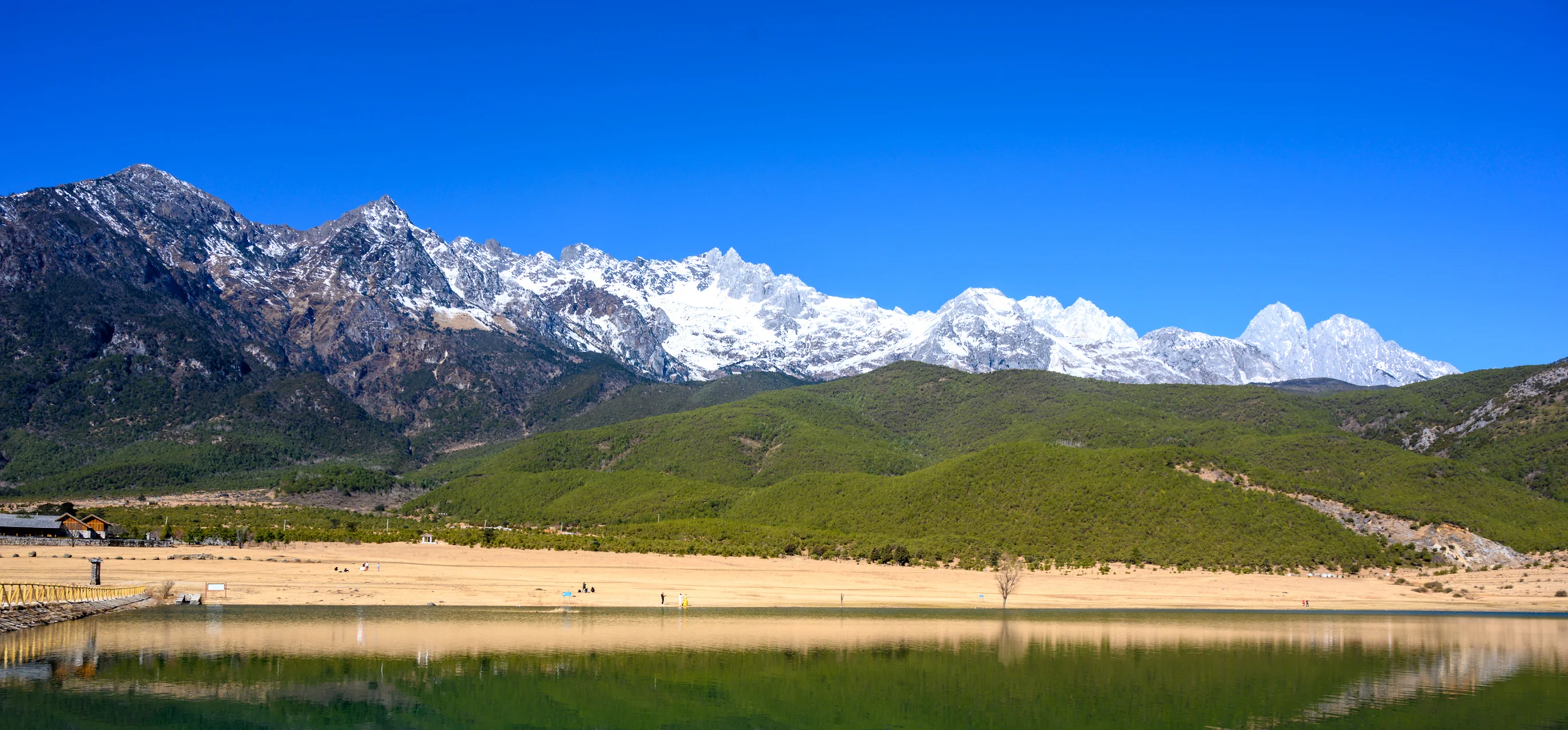 Lijiang city skyline, China
