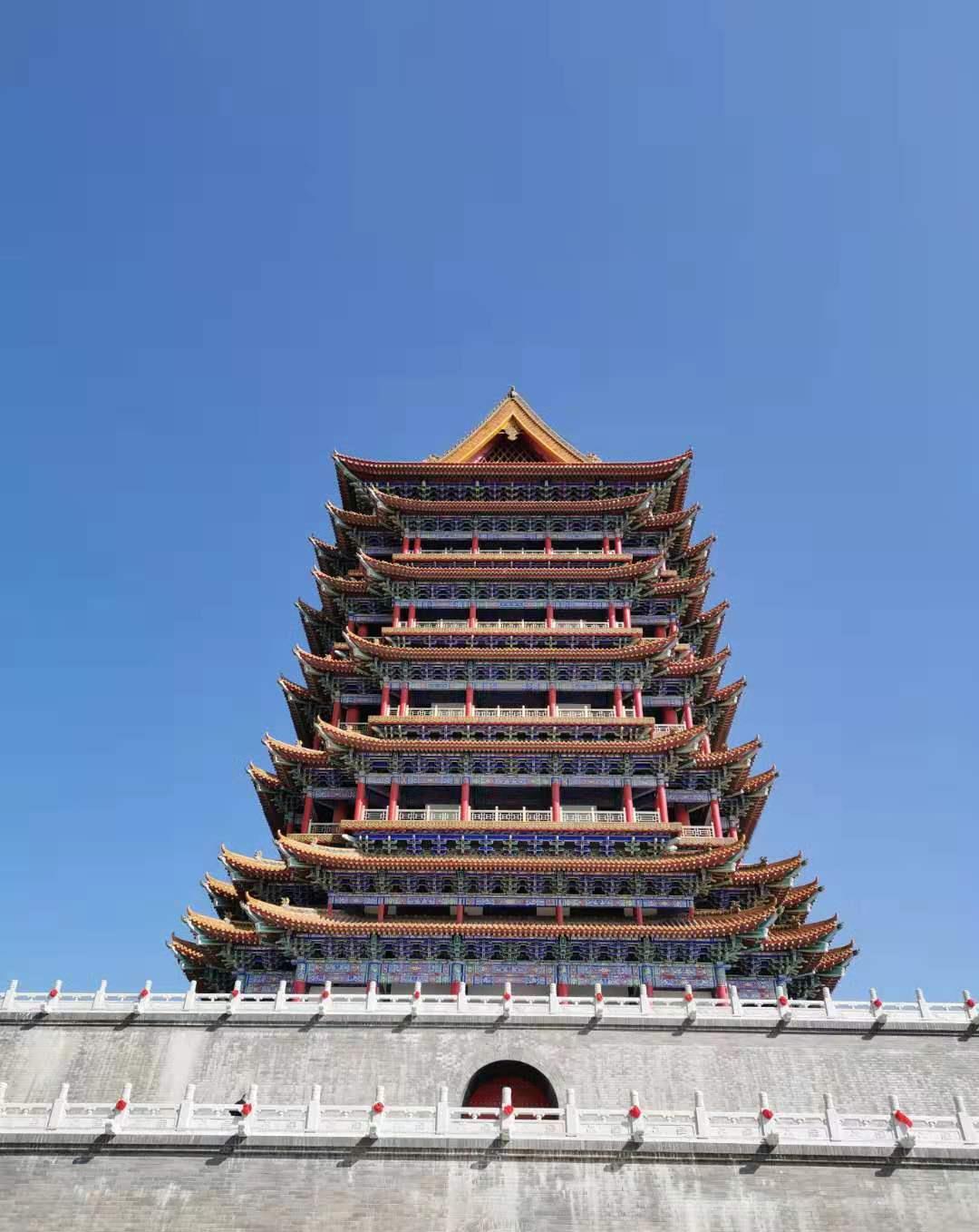 吴忠城市天际线