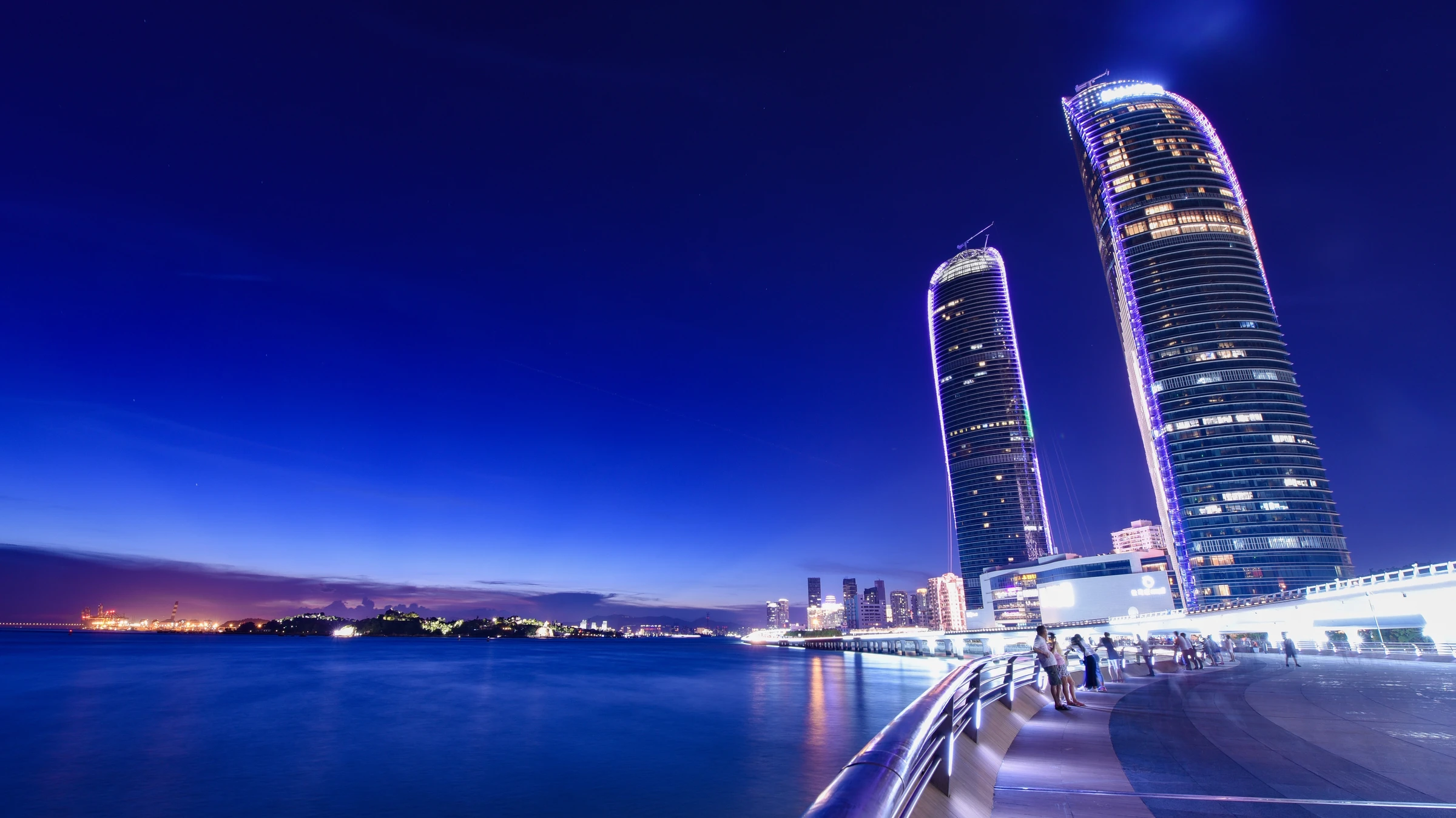 Xiamen city skyline, China