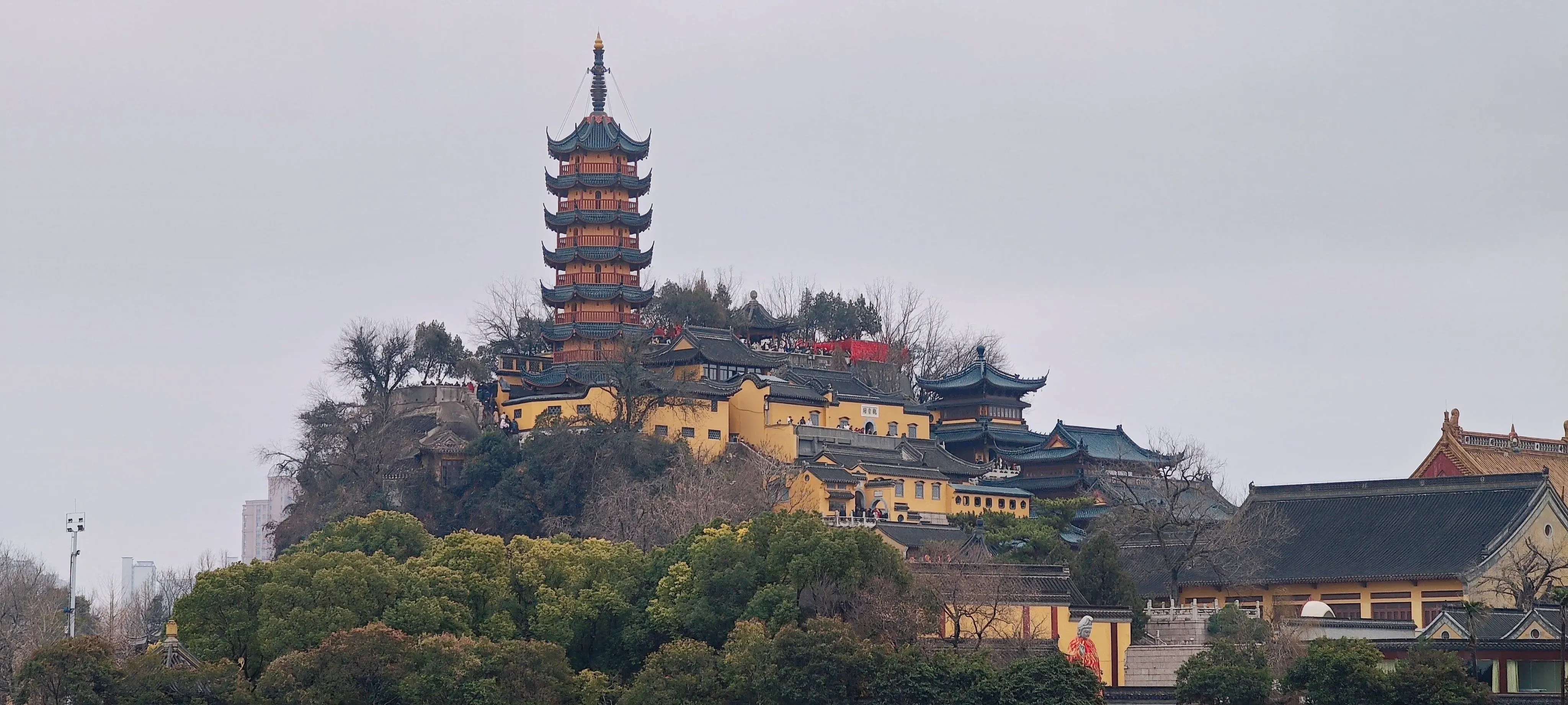 Zhenjiang city skyline, China